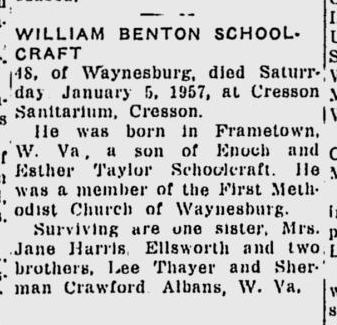 William Benton Schoolcraft